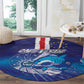 Cape Verde Football Blue Shark Mascot Round Carpet Glory 2026