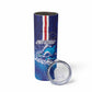 Custom Cape Verde Football Blue Shark Mascot Skinny Tumbler Glory 2026