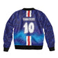 Custom Cape Verde Football Blue Shark Mascot Sleeve Zip Bomber Jacket Glory 2026