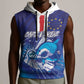 Custom Cape Verde Football Blue Shark Mascot Sleeveless Hoodie Glory 2026