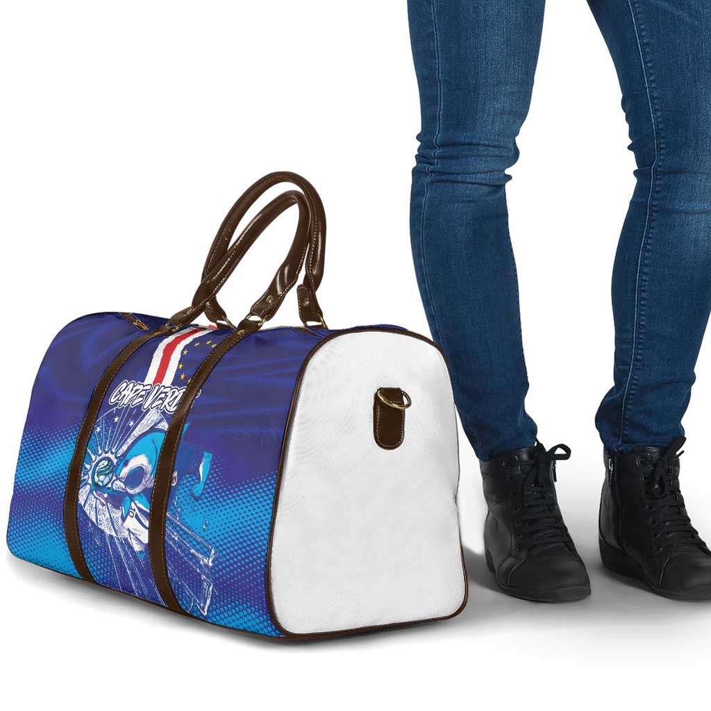 Cape Verde Football Blue Shark Mascot Travel Bag Glory 2026