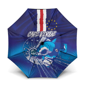 Cape Verde Football Blue Shark Mascot Umbrella Glory 2026