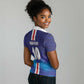 Custom Cape Verde Football Blue Shark Mascot Women Polo Shirt Glory 2026