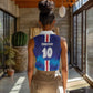 Custom Cape Verde Football Blue Shark Mascot Women Sleeveless Polo Shirt Glory 2026