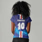 Custom Cape Verde Football Blue Shark Mascot Women V-Neck T-Shirt Glory 2026