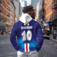 Custom Cape Verde Football Blue Shark Mascot Zip Hoodie Glory 2026