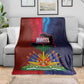 Haiti Coat Of Arms Map Dashiki Blanket Vibrant Caribbean Heritage