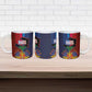 Haiti Coat Of Arms Map Dashiki Ceramic Mug Vibrant Caribbean Heritage