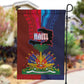 Haiti Coat Of Arms Map Dashiki Garden Flag Vibrant Caribbean Heritage