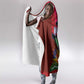 Haiti Coat Of Arms Map Dashiki Hooded Blanket Vibrant Caribbean Heritage