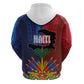 Haiti Coat Of Arms Map Dashiki Hoodie Vibrant Caribbean Heritage