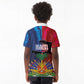 Haiti Coat Of Arms Map Dashiki Kid Polo Shirt Vibrant Caribbean Heritage