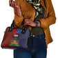 Haiti Coat Of Arms Map Dashiki Shoulder Handbag Vibrant Caribbean Heritage