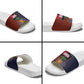 Haiti Coat Of Arms Map Dashiki Slide Sandals Vibrant Caribbean Heritage