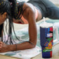 Haiti Coat Of Arms Map Dashiki Tumbler With Handle Vibrant Caribbean Heritage