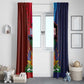 Haiti Coat Of Arms Map Dashiki Window Curtain Vibrant Caribbean Heritage