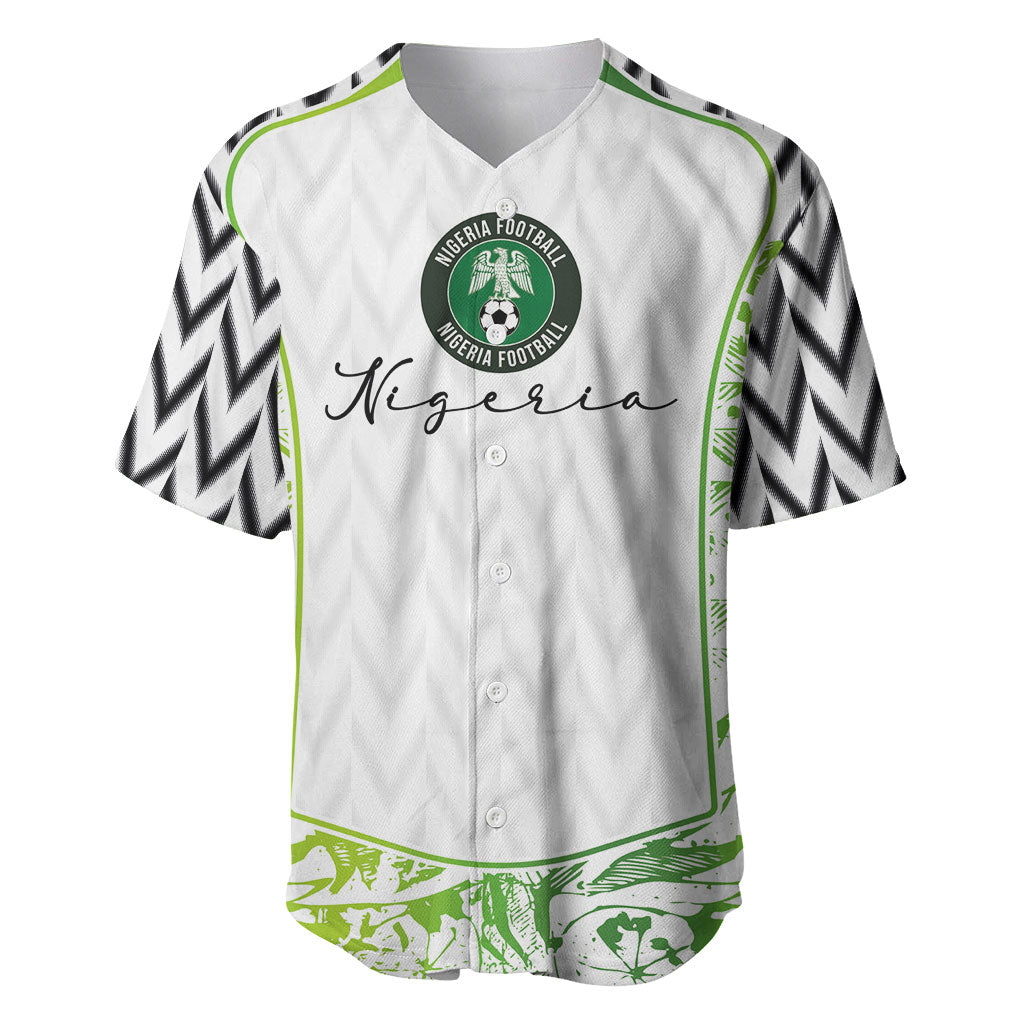 Nigeria National Football Custom Baseball Jersey Blokecore T90 Sporty Style