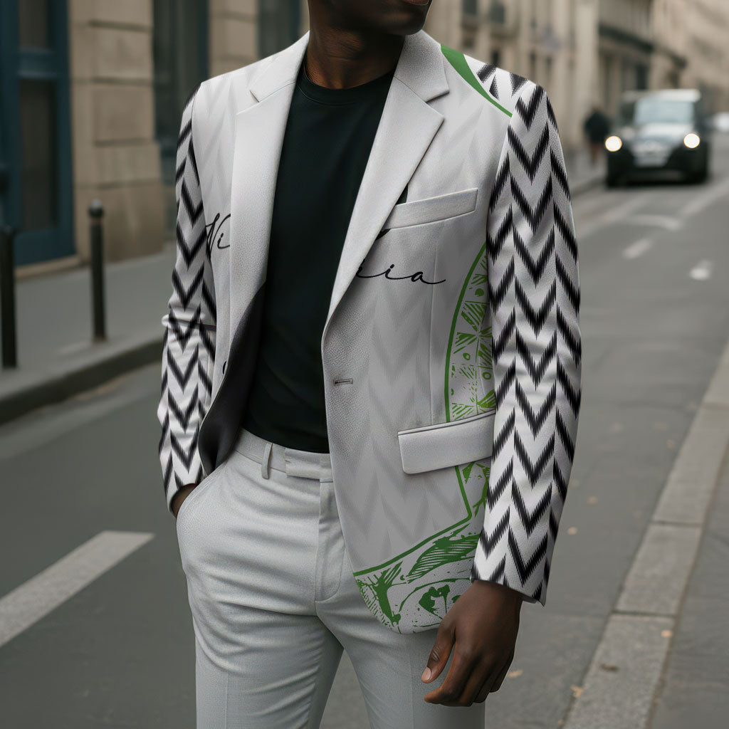 Nigeria National Football Custom Blazer Blokecore T90 Sporty Style