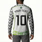Nigeria National Football Custom Button Sweatshirt Blokecore T90 Sporty Style