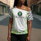 Nigeria National Football Custom Cross Shoulder Shirt Blokecore T90 Sporty Style