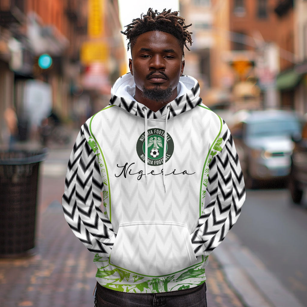 Nigeria National Football Custom Hoodie Blokecore T90 Sporty Style