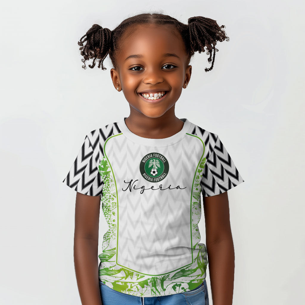 Nigeria National Football Custom Kid T shirt Blokecore T90 Sporty Style