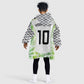 Nigeria National Football Custom Kid Wearable Blanket Hoodie Blokecore T90 Sporty Style