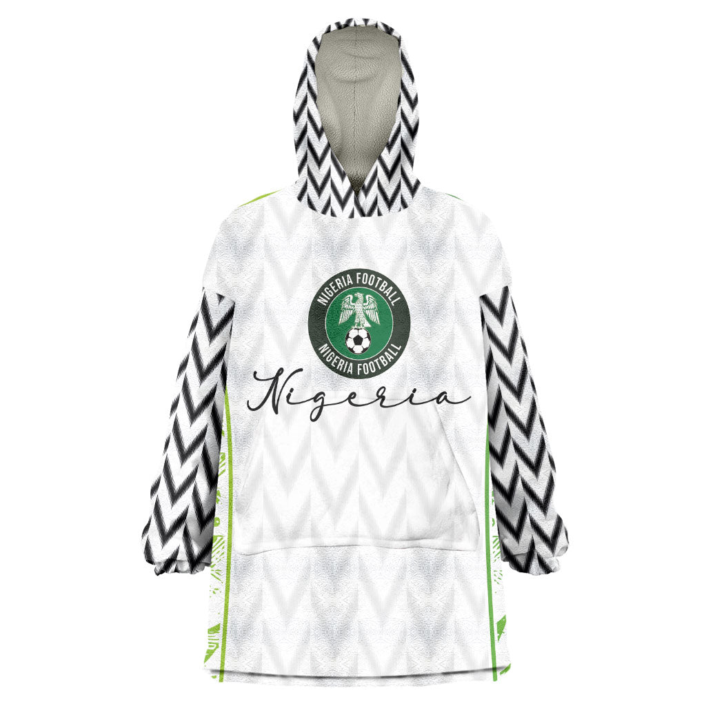 Nigeria National Football Custom Kid Wearable Blanket Hoodie Blokecore T90 Sporty Style