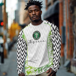 Nigeria National Football Custom Long Sleeve Shirt Blokecore T90 Sporty Style