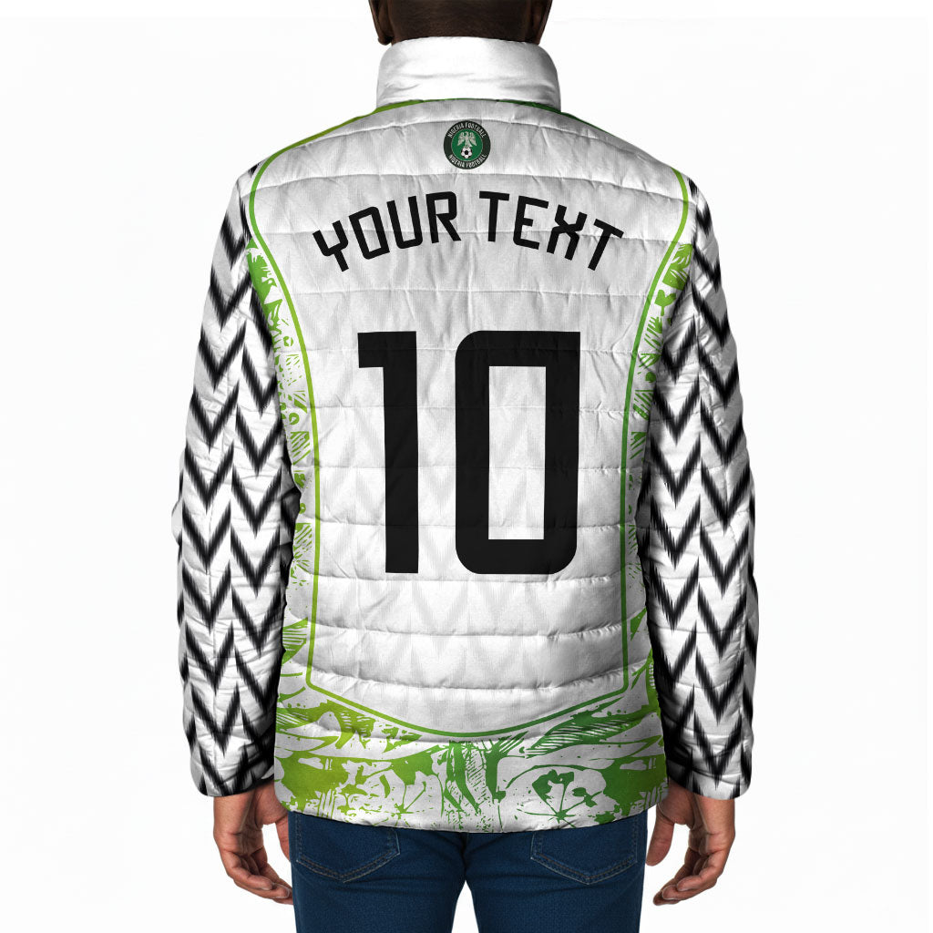 Nigeria National Football Custom Padded Jacket Blokecore T90 Sporty Style
