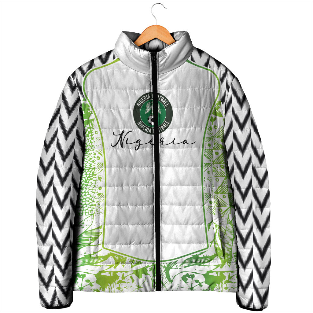 Nigeria National Football Custom Padded Jacket Blokecore T90 Sporty Style