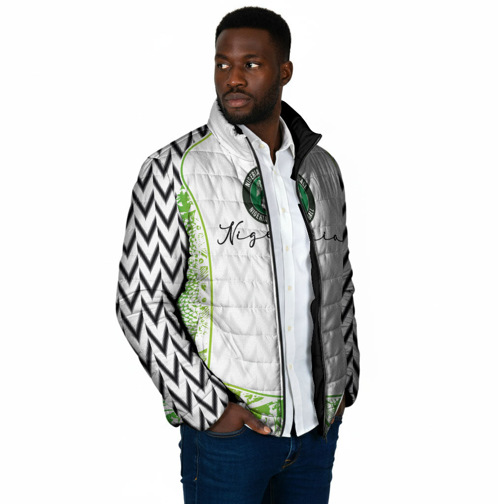 Nigeria National Football Custom Padded Jacket Blokecore T90 Sporty Style