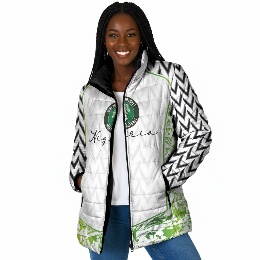 Nigeria National Football Custom Padded Jacket Blokecore T90 Sporty Style