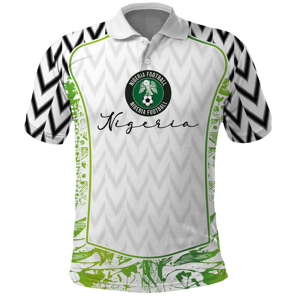 Nigeria National Football Custom Polo Shirt Blokecore T90 Sporty Style