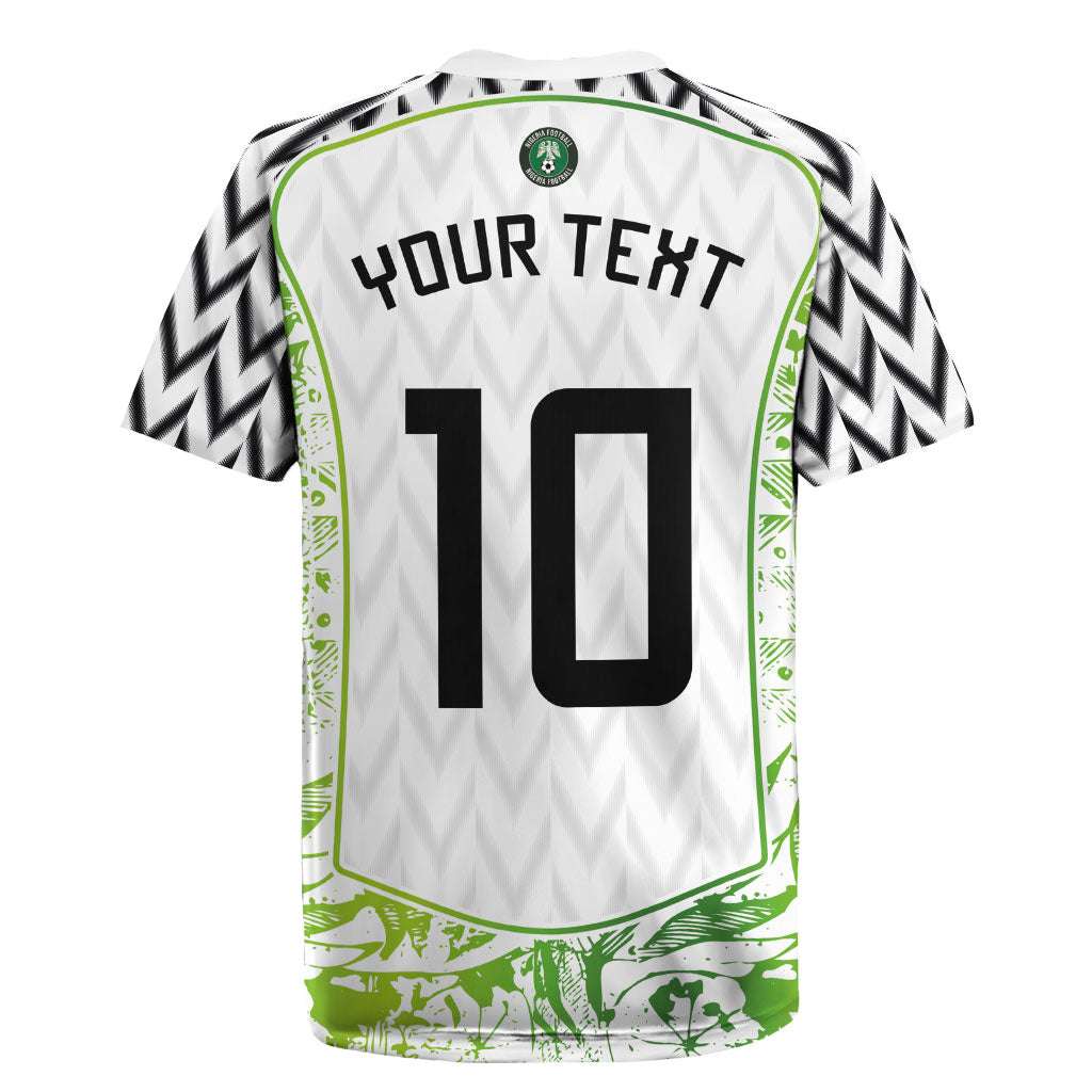 Nigeria National Football Custom Rugby Jersey Blokecore T90 Sporty Style