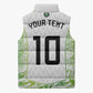 Nigeria National Football Custom Sleeveless Puffer Jacket Blokecore T90 Sporty Style