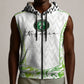 Nigeria National Football Custom Sleeveless Zip Hoodie Blokecore T90 Sporty Style