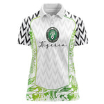 Nigeria National Football Custom Women Polo Shirt Blokecore T90 Sporty Style