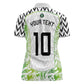 Nigeria National Football Custom Women Polo Shirt Blokecore T90 Sporty Style