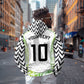 Nigeria National Football Custom Zip Hoodie Blokecore T90 Sporty Style