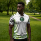 Nigeria National Football Custom Zipper Polo Shirt Blokecore T90 Sporty Style