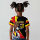 Uganda Independence Day with Crowned Cranes Kid T shirt