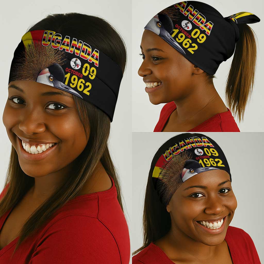 Uganda Independence Day Crowned Cranes Neck Gaiter LT03
