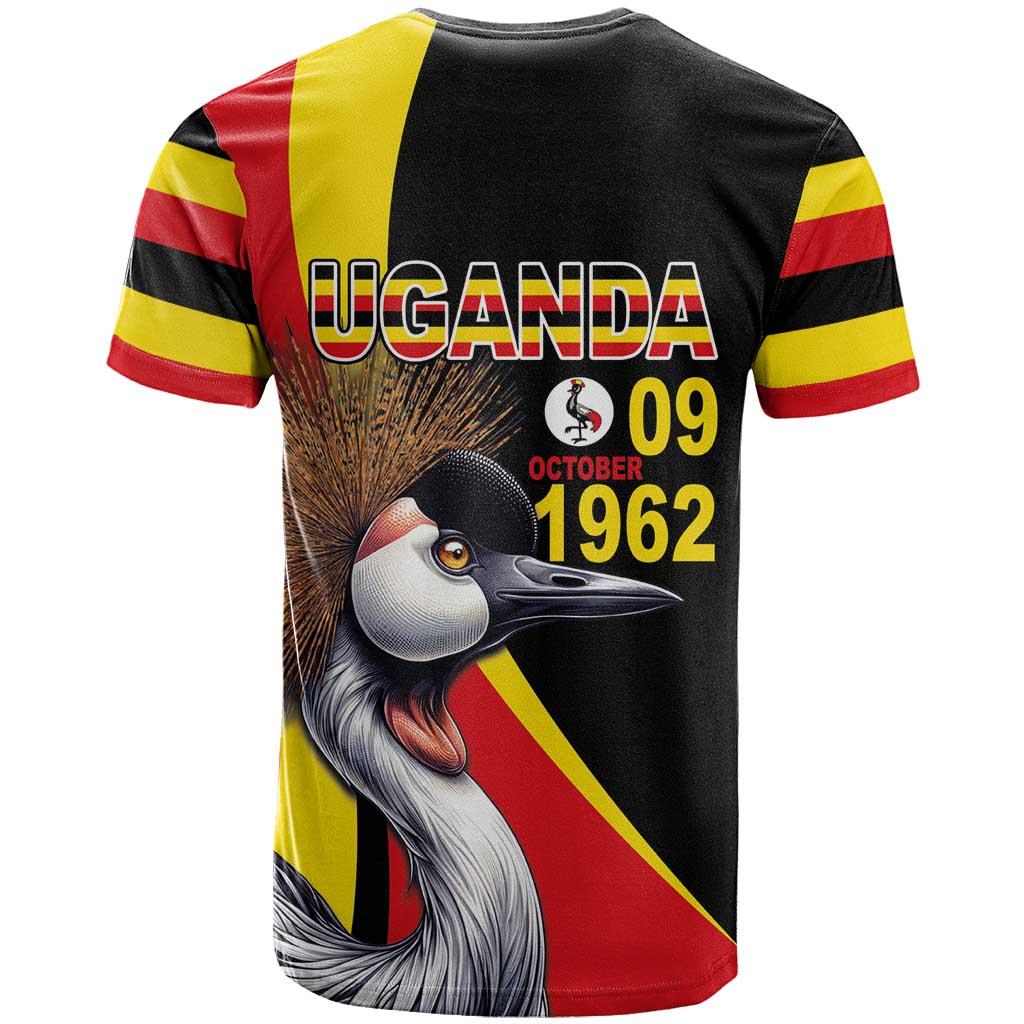 Uganda Independence Day with Crowned Cranes T shirt
