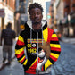 Uganda Independence Day with Crowned Cranes Zip Hoodie
