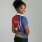 Personalized Haiti and Poland Cultural Fusion Women Polo Shirt White Eagle and Haitian Independence Symbols