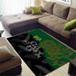 Aotearoa South Africa Rugby Freedom Cup Area Rug Kiwi Warriors Haka with King Protea Symbol - African Pride