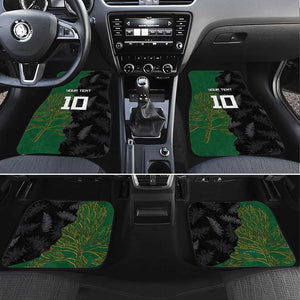 Aotearoa South Africa Rugby Freedom Cup Car Mats Kiwi Warriors Haka with King Protea Symbol - African Pride