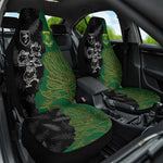 Aotearoa South Africa Rugby Freedom Cup Car Seat Cover Kiwi Warriors Haka with King Protea Symbol - African Pride
