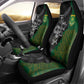 Aotearoa South Africa Rugby Freedom Cup Car Seat Cover Kiwi Warriors Haka with King Protea Symbol - African Pride